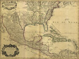 Link To Map: Carte du Mexique et de la Floride des Terres Angloises et des Isles Antilles du Cours et des Environs de la Riviere de Mississipi.