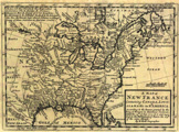 Link To Map: Map of New France containing Canada, Louisiana, &c. in Nth. America