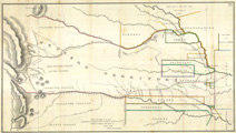 Link To Map: [Dodge expedition route map from Fort Leavenworth to the Rocky Mountains and return]
