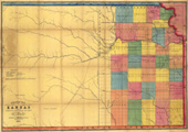 Link To Map: Township map of Kansas compiled from the U. S. Surveys and actual Observation