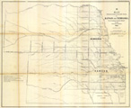 Link To Map: Map Showing the progress of the Public Surveys in Kansas and Nebraska, To accompany Annual Report of the Surveyor General 1863.