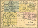 Link To Map: Kansas, Colorado, New Mexico & Indian Territory.
