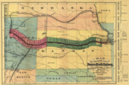 Link To Map: Map of the Land Grant of the Kansas Pacific Railway, from Kansas City, Mo. to Denver Col. T.