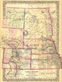 Link To Map: County map of Kansas, Nebraska, Colorado Dakota, Wyoming Montana