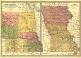 Link To Map: Kansas, Nebraska, Colorado, Dakota, Wyoming and Part of Montana, with Manitoba.