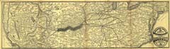 Link To Map: Atchison Topeka & Santa-Fe Railroad and connections with 3,000,000 Acres Land For Sale On Eleven Years Credit & Seven Percent Interest.
