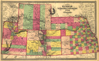 Link To Map: County map of Kansas, Nebraska, Colorado, Utah and Wyoming.