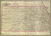 Link To Map: Railroad and County Map of Kansas