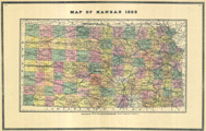 Link To Map: Map of Kansas 1889